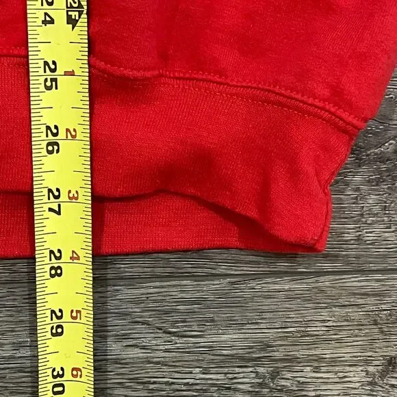 Lonely Ghost To The Moon & Back Ways to Say I Love You Red Sweatshirt Women's XL - Picture 7 of 7